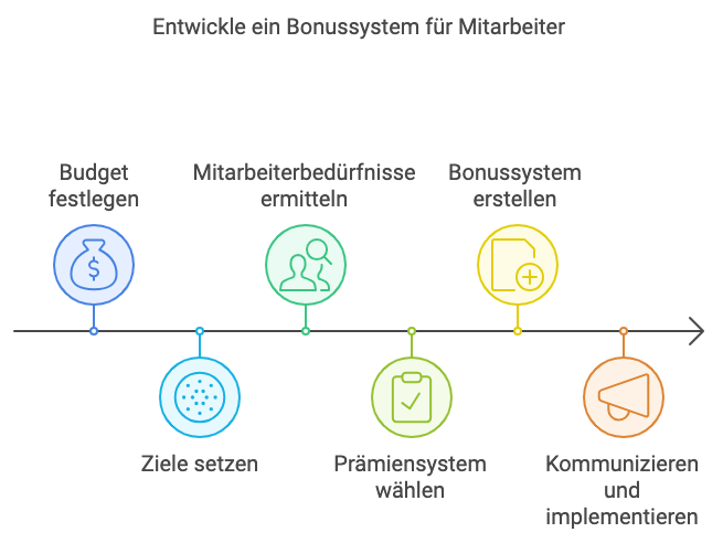 Entwickle ein Bonussystem für Mitarbeiter kenjo