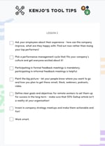 Performance Management Checklist