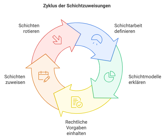 Zyklus der Schichtzuweisungen