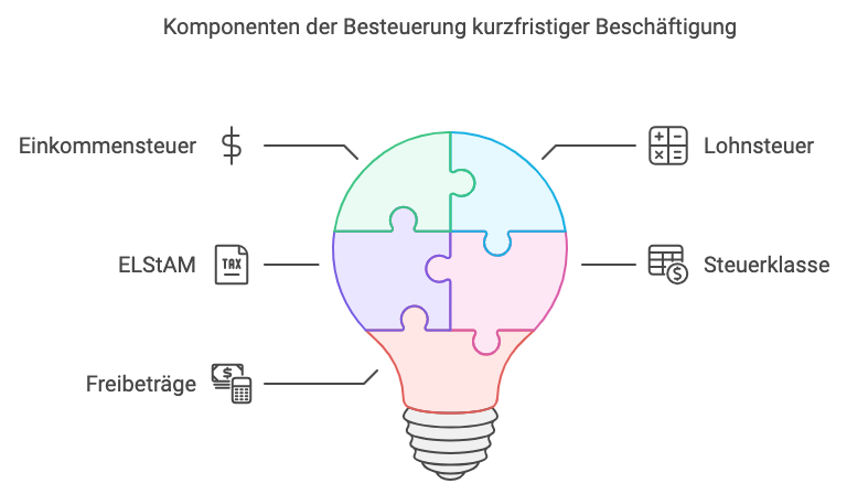 kurzfristige Beschaeftigung steuern