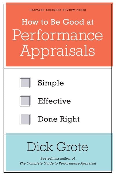 book how to be good at performance appraisals