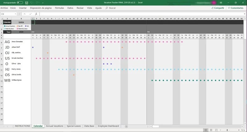Personalverwaltung Mit Excel Vorlagen Zum Kostenlosen Download