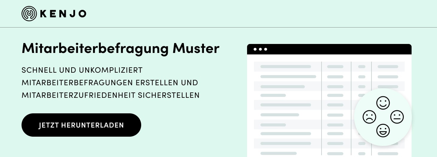 Kenjo Mitarbeiterbefragung CTA